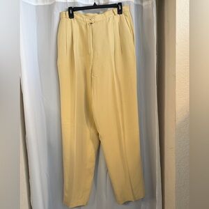 Vintage Peter Nygård 100% Silk Trousers – Made in Canada – Size 12